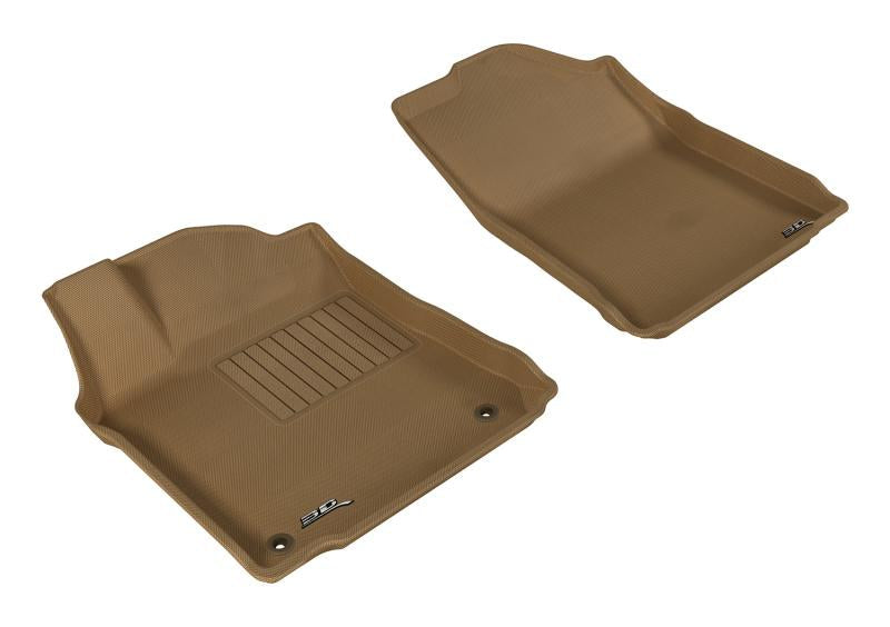 3D MAXpider 2013-2018 Toyota Avalon Kagu 1st Row Floormat - Tan L1TY13011502