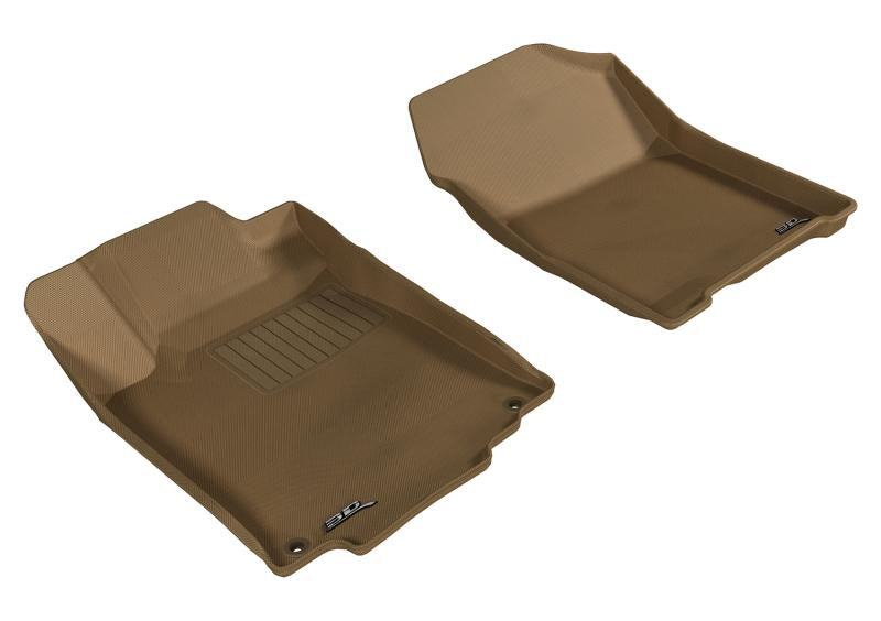 3D MAXpider 2012-2016 Honda CR-V Kagu 1st Row Floormat - Tan L1HD04311502