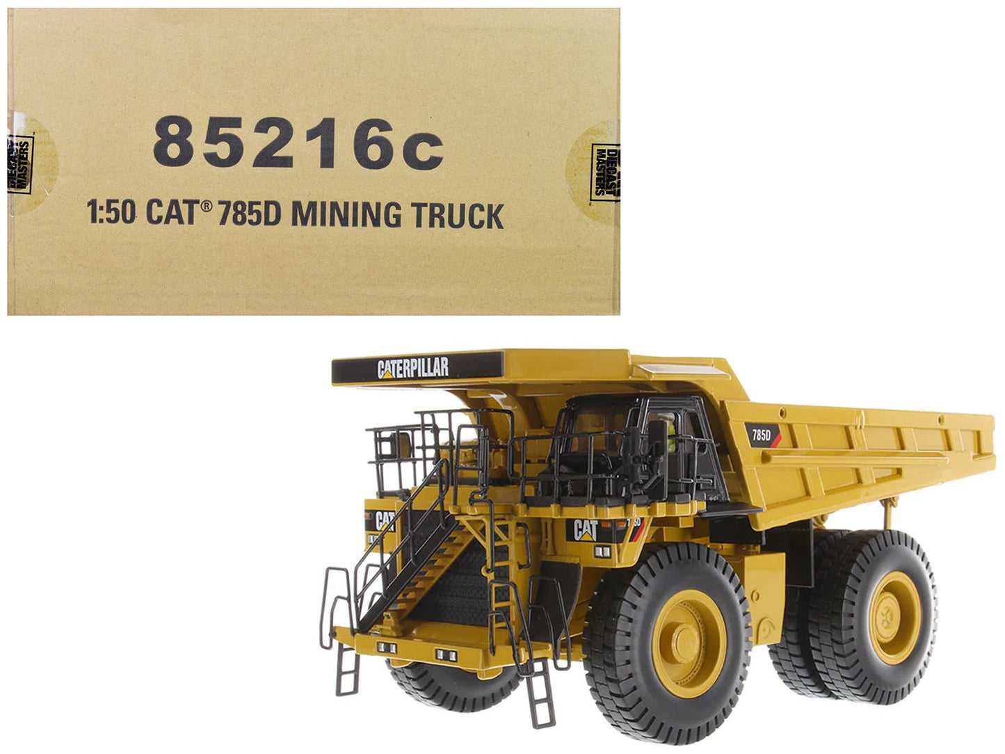 CAT Caterpillar 785D Mining Truck Yellow with Operator "Core Classics" Series 1/50 Diecast Model by Diecast Masters free shipping USA