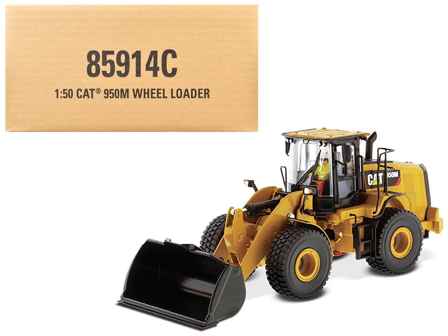 CAT Caterpillar 950M Wheel Loader with Operator "Core Classics" Series 1/50 Diecast Model by Diecast Masters free shipping USA