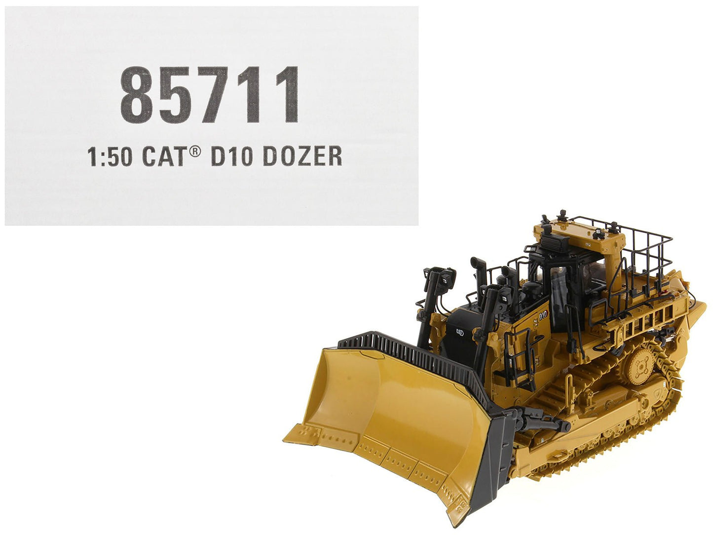 CAT Caterpillar D10 Track Type Dozer Yellow "High Line Series" 1/50 Diecast Model by Diecast Masters free shipping USA