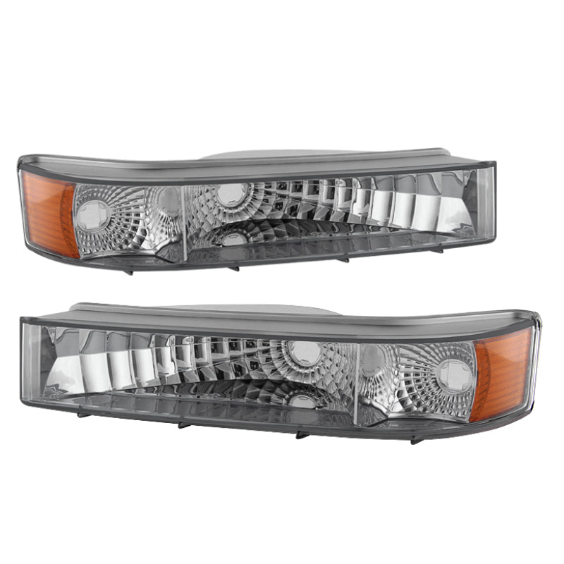SPYDER Xtune Ford Bronco/F150 92-96 Amber Bumper Lights Clear CBL-JH-FB92-AM-E 5079886