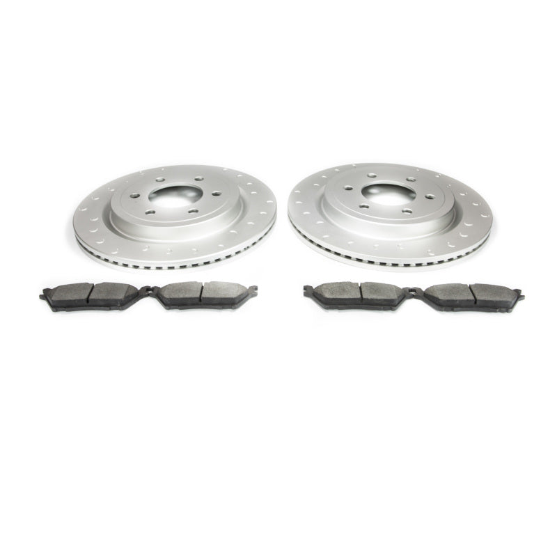 Alcon 2017+ Gen 2 Ford Raptor/F-150 Rear Pads and Rotors Upgrade Kit (Use with Stock Calipers) BKR3430X1227