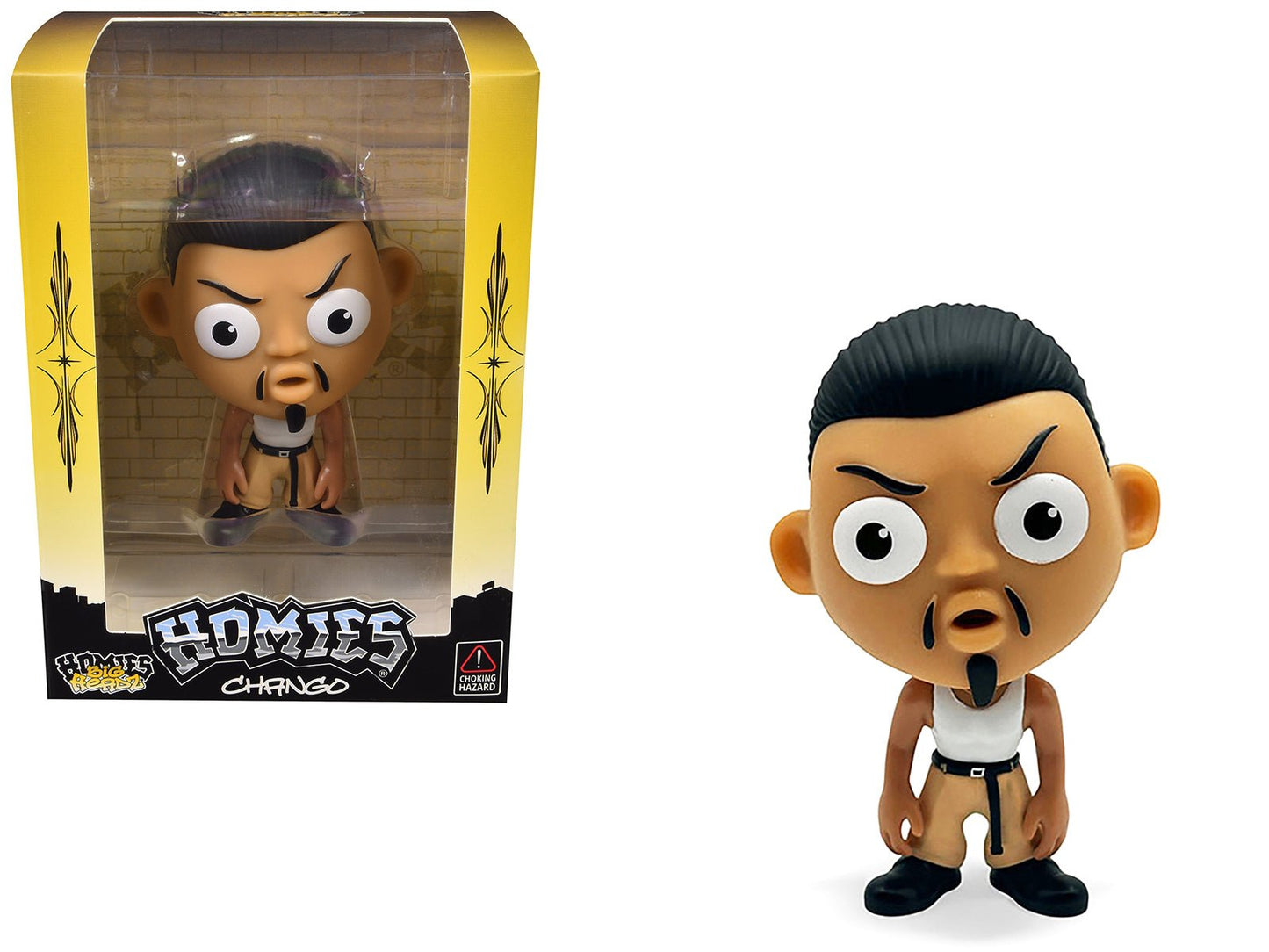 Chango 4.5" Figure "Homies Big Headz" Series 5 Model by Homies free shipping USA