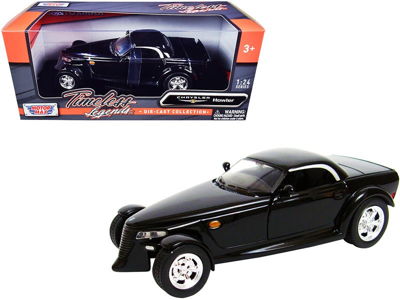 Chrysler Howler Concept Black "Timeless Legends" 1/24 Diecast Model Car by Motormax free shipping USA