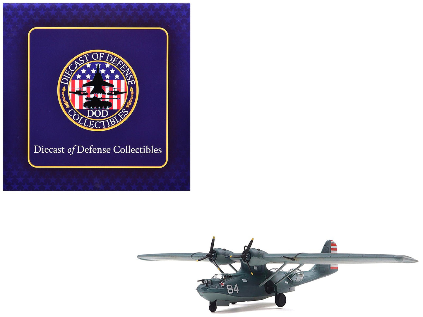 Consolidated PBY-5A Catalina Aircraft "United States Navy" 1/144 Diecast Model by Diecast of Defense free shipping USA