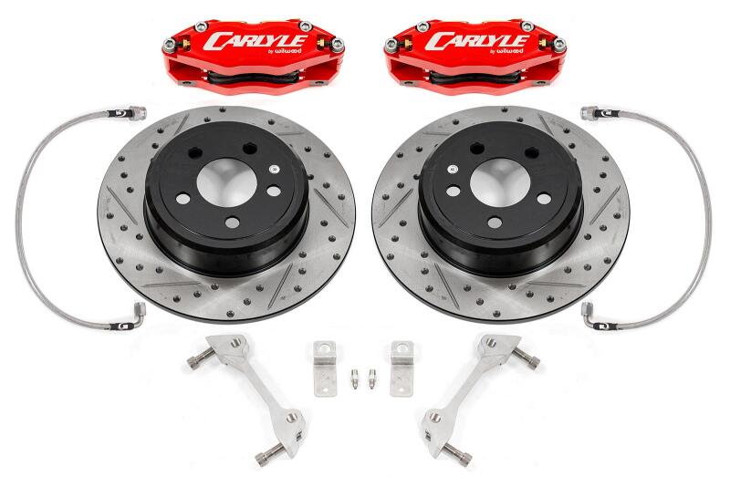 BMR Suspension BMR 08-23 Dodge Challenger Brake Kit For 15in Conversion Red Calipers Demon/Redeye DBK113