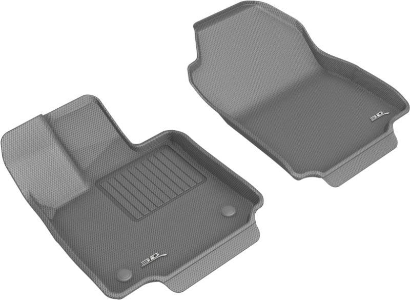 3D MAXpider 2019-2020 Toyota RAV4 Kagu 1st Row Floormat - Gray L1TY25411501