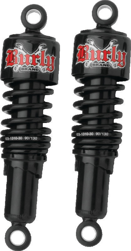 Burly Brand Shocks FLH - Black B28-1203B