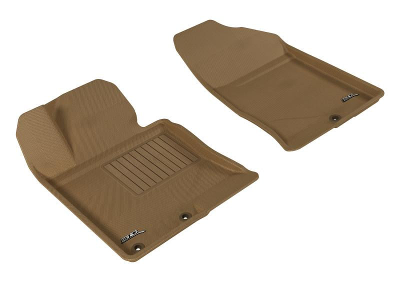 3D MAXpider 2011-2015 Kia Optima Kagu 1st Row Floormat - Tan L1KA02511502