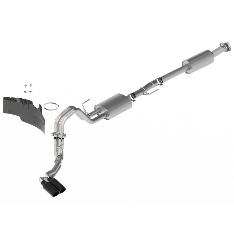 Ford Racing 21-22 F-150 2.7L/3.5L/5.0L Side Exit Sport Exhaust - Black Tips M-5200-FSBS