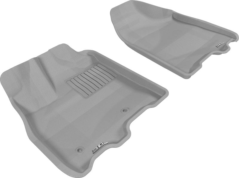 3D MAXpider 2013-2020 Toyota Sienna Kagu 1st Row Floormat - Gray L1TY13111501