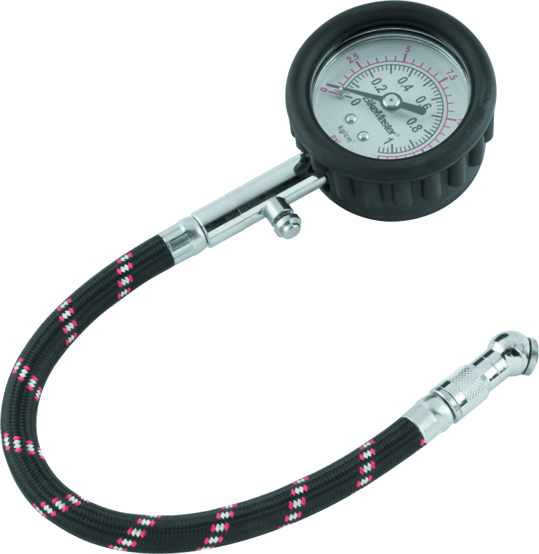 BikeMaster Tire Pressure Gauge/Hose 15 PSI 151503