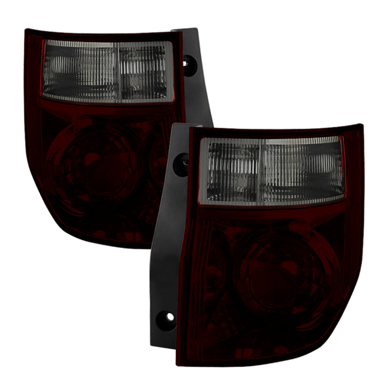 SPYDER Xtune Honda Element 03-08 OEM Style Tail Lights -Red Smoked ALT-JH-HEL03-OE-RSM 9031229