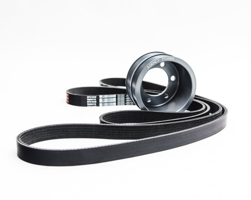 Agency Power AP 05-10 BMW M5/M6 (E60/E63) Lightweight Crank Pulley - Smoke AP-E60M5-130