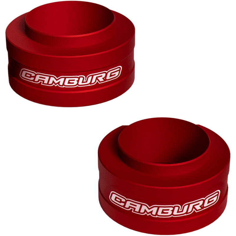 Camburg 2024+ Ford Ranger Raptor 2.5in Front Spring Preload Spacer Kit (Red) CAM-110306-RED