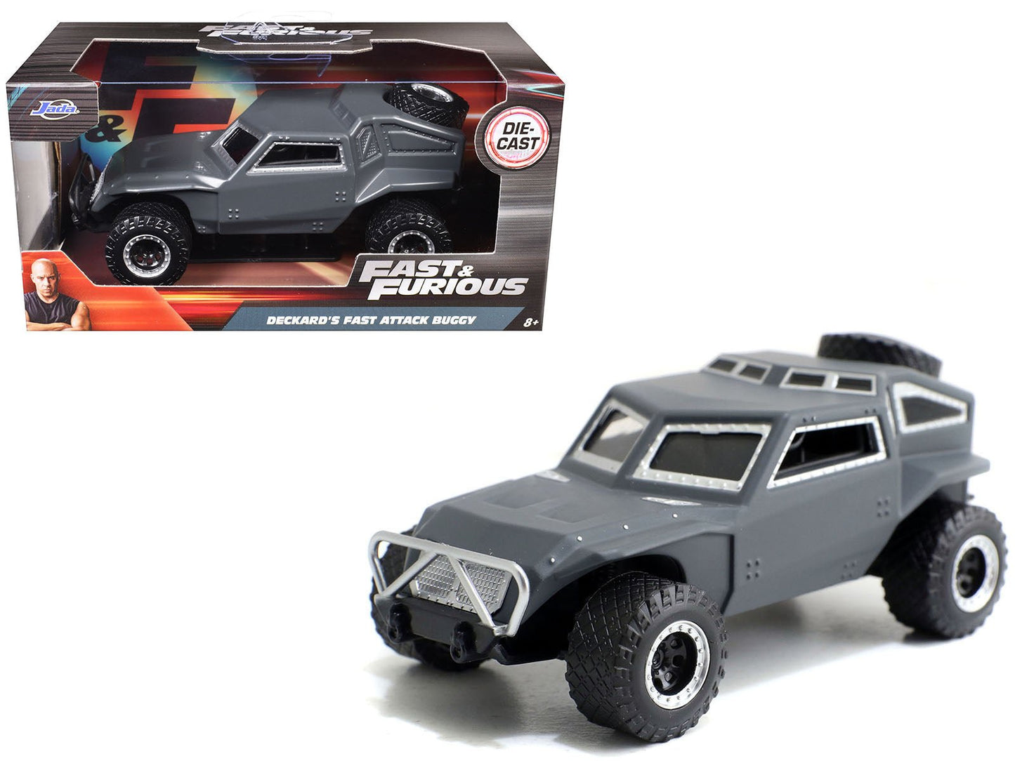 Deckard's Fast Attack Buggy Gray "Fast & Furious 7" Movie 1/32 Diecast Model Car by Jada free shipping USA