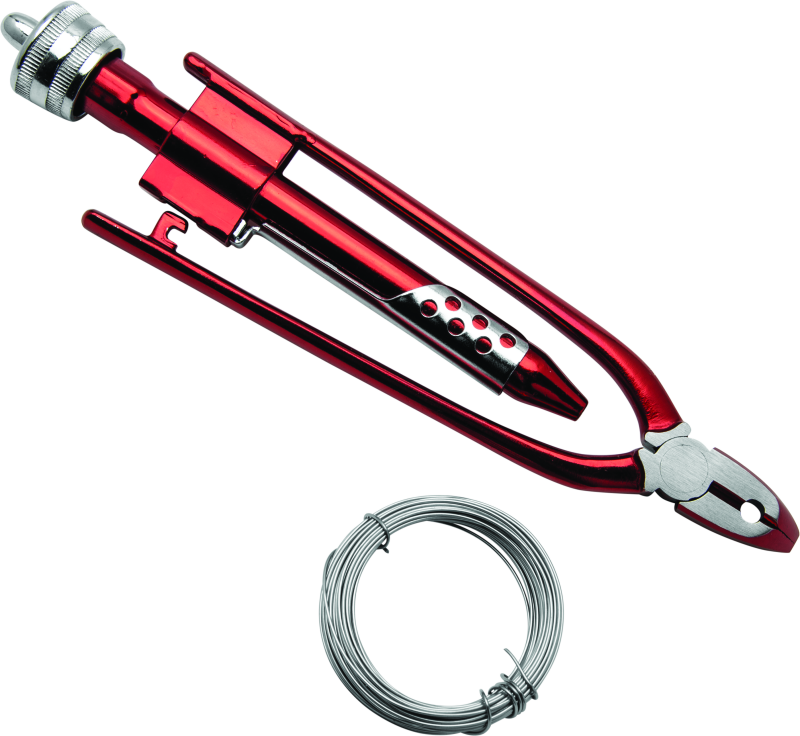 BikeMaster 6-1/2in Safety Wire Pliers w/ Wire 151554
