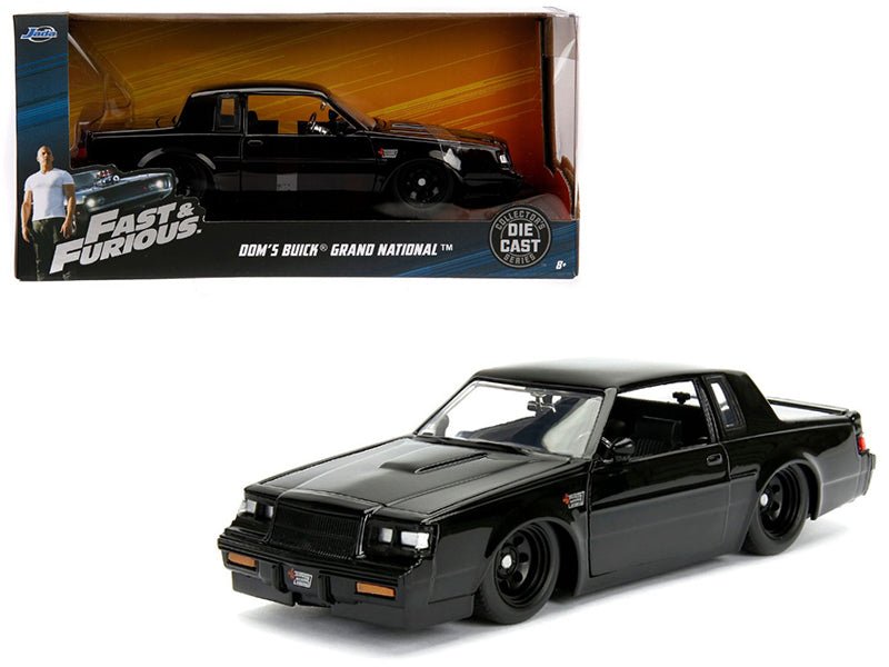 Dom's Buick Grand National Black "Fast & Furious" Movie 1/24 Diecast Model Car by Jada free shipping USA
