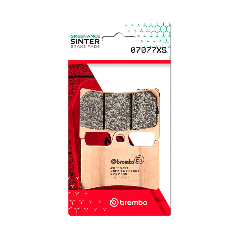 Brembo OE 08-11 Yamaha XP TMAX 500cc/17-19 Yamaha XP TMAX SX 530cc Sinter Brake Pad - Front 07077XS