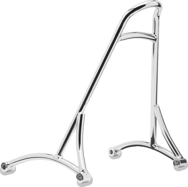 Burly Brand Short Sissy Bar 13in - Chrome B13-1500C