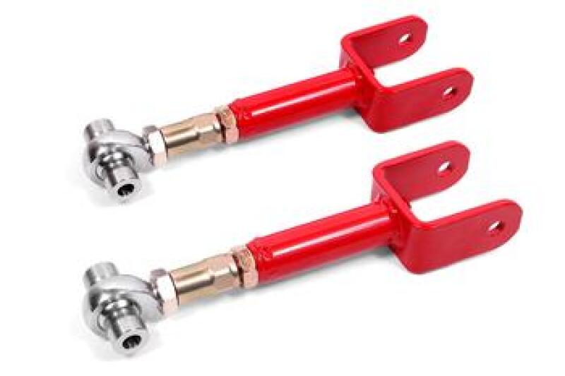BMR Suspension BMR 78-87 G-Body Upper Control Arms DOM On-car Adj Rod Ends - Red UCA463R