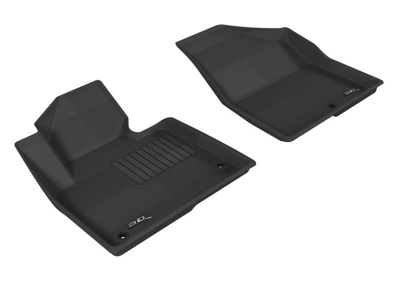 3D MAXpider 2013-2019 Hyundai Santa Fe Sport/Santa Fe/Santa Fe Xl Kagu 1st Row Floormat - Gray L1HY01711501