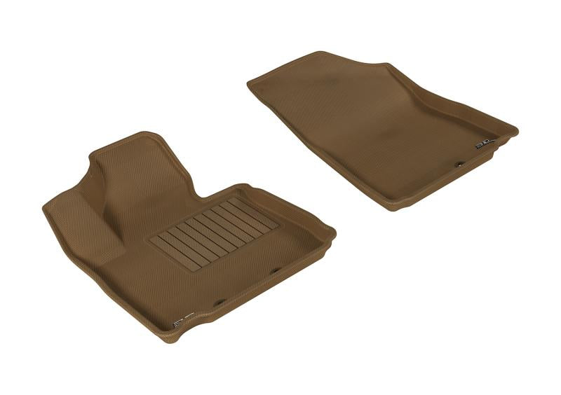 3D MAXpider 2014-2015 Kia Sorento Kagu 1st Row Floormat - Tan L1KA01611502