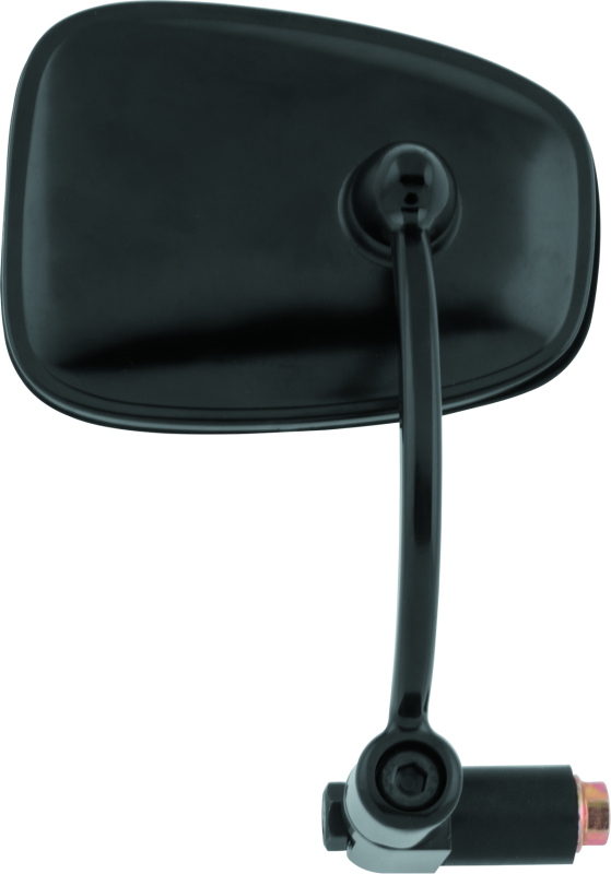 BikeMaster Semi-Retractable Barend Mirrors 7/8in & 1in Bars - Each - Black 601147
