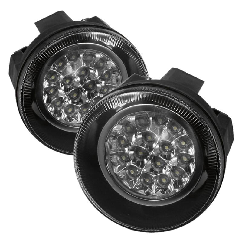 Spyder Dodge Dakota 01-04/Dodge Durango 01-03 LED Fog Lights w/Switch Clear FL-LED-DDAK01-C 5015570