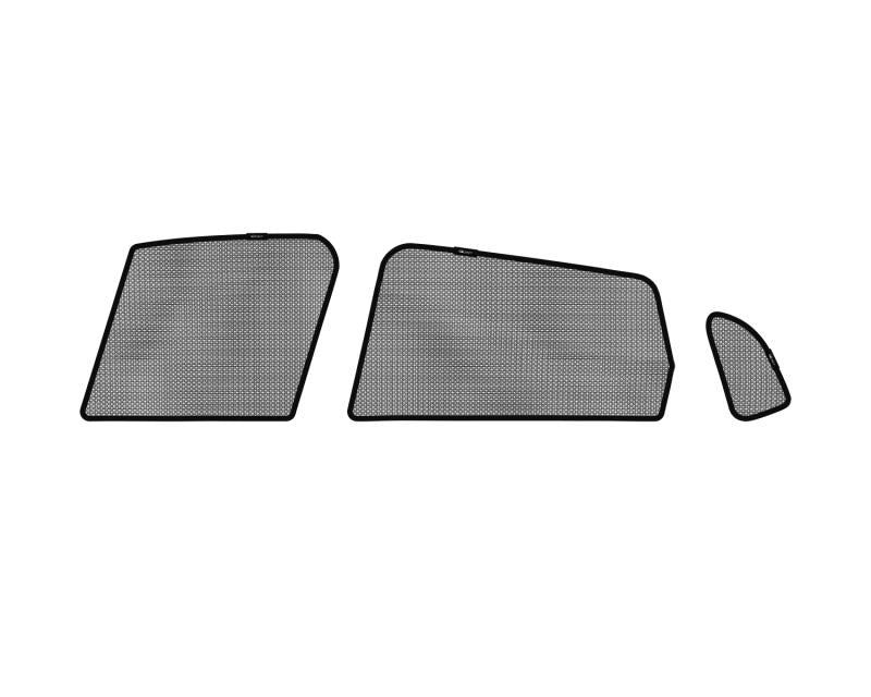 3D MAXpider 2015-2020 Honda Fit Black Sun Shades - Side Windows S1HD0551