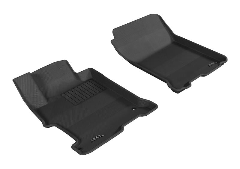 3D MAXpider 2013-2017 Honda Accord Kagu 1st Row Floormat - Gray L1HD04811501