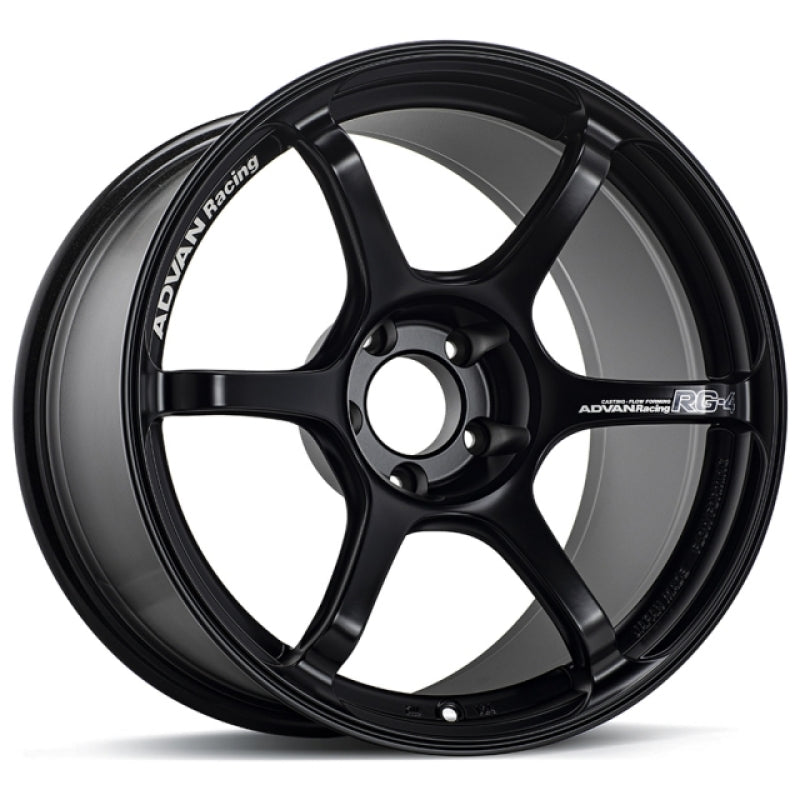 Advan RG-4 17x9 +35 5-114.3 Semi Gloss Black Wheel YA47I35ESB