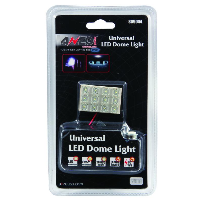 ANZO LED Dome Light Universal LED Dome Light - 12 LED Universal 1.5in x 1in 809044