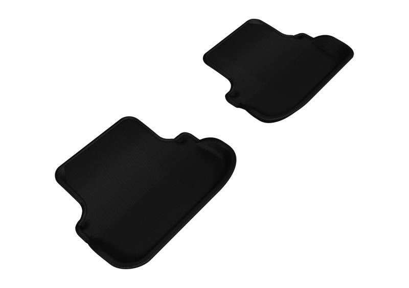 3D MAXpider 2010-2017 Mercedes-Benz E-Class Coupe C207 Kagu 2nd Row Floormats - Black L1MB05221509
