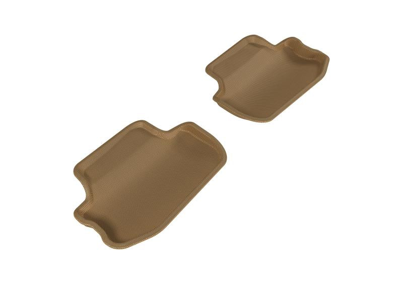 3D MAXpider 2010-2015 Chevrolet Camaro Kagu 2nd Row Floormats - Tan L1CH01721502