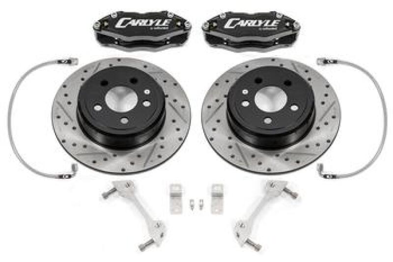 BMR Suspension BMR 06-23 Dodge Charger / 08-23 Dodge Challenger 15in Conversion Brake Kit w/ Black Calipers DBK112