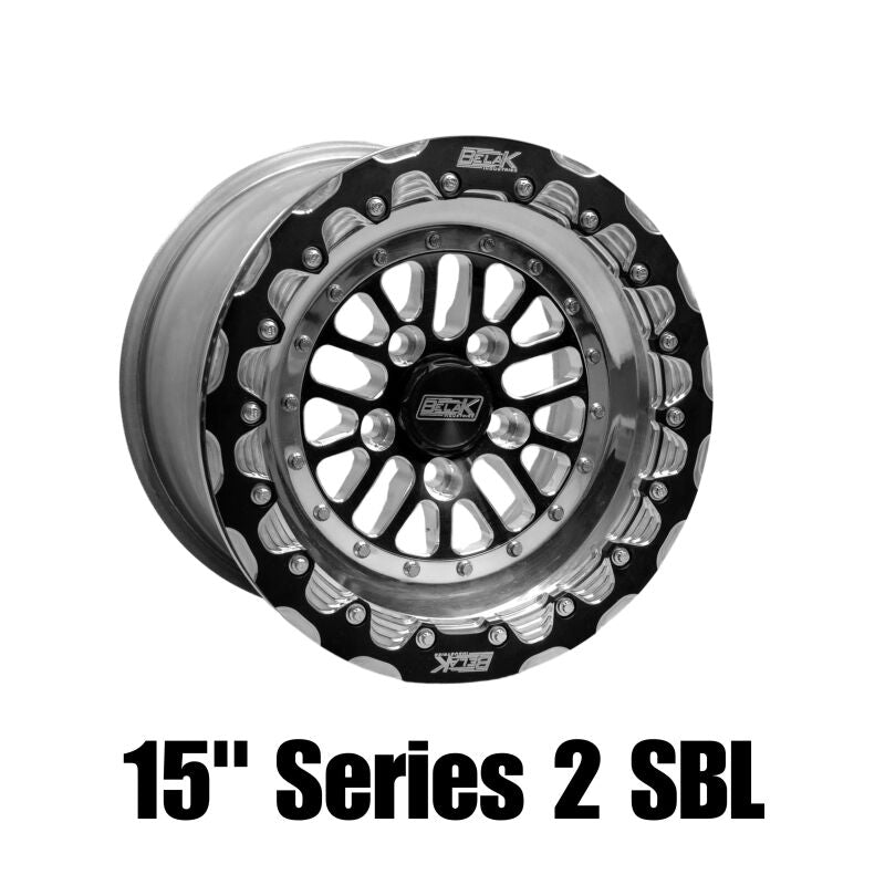 Belak Wheels Belak 15x10 / 4in BS / 5x100 BP Series 2 Wheel - Single Beadlock 15105100S24BS-SBL