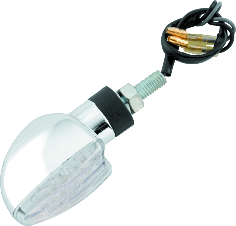 BikeMaster LED Spade Pair Chrome 266227