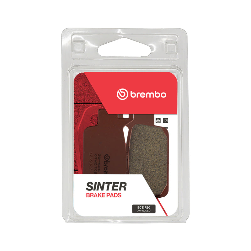 Brembo OE 16-21 Honda Pioneer 1000cc Brake Pad - Rear 07HO70SD