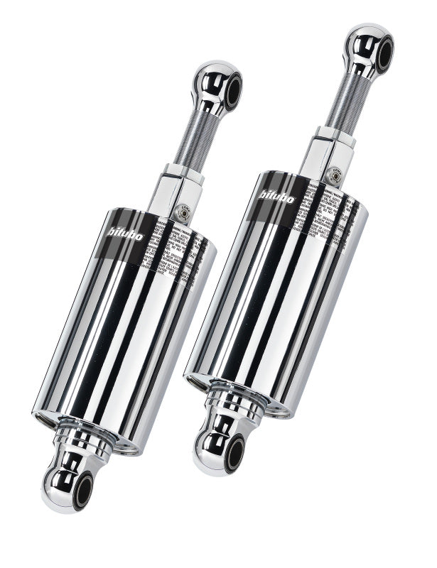 Bitubo Suspension Bitubo HMG1 Twinshocks Adjustable: Spring Preload, Compression, Length, Black Spring HD013HMG12
