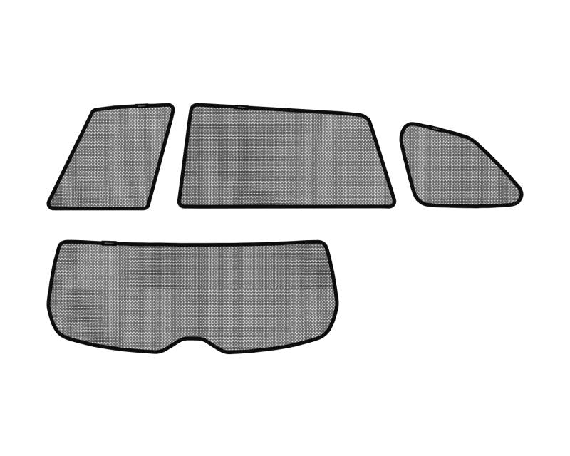 3D MAXpider 2014-2014 Subaru Legacy Black Sun Shades - Complete Set S1SB0040