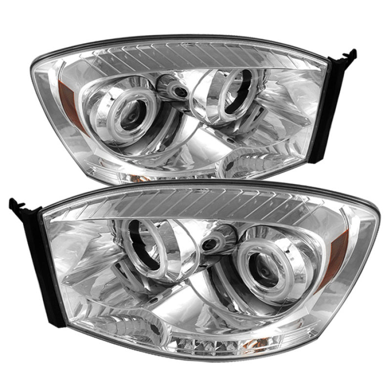 SPYDER Dodge Ram 1500 06-08 06-09 Projector Headlights CCFL Halo LED Chrm PRO-YD-DR06-CCFL-C 5030078