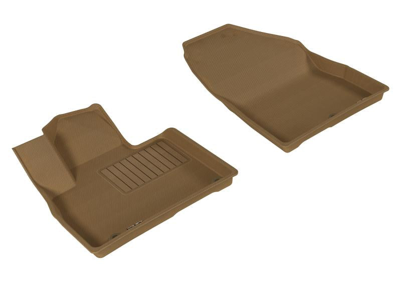 3D MAXpider 2016-2020 Kia Sorento Kagu 1st Row Floormat - Tan L1KA03011502