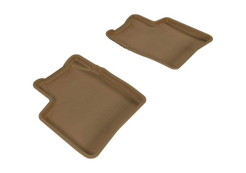 3D MAXpider 2004-2009 Toyota Prius Kagu 2nd Row Floormats - Tan L1TY14521502
