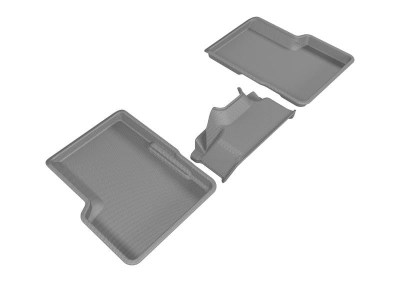 3D MAXpider 2015-2020 Jeep Renegade Kagu 2nd Row Floormats - Gray L1JP01321501