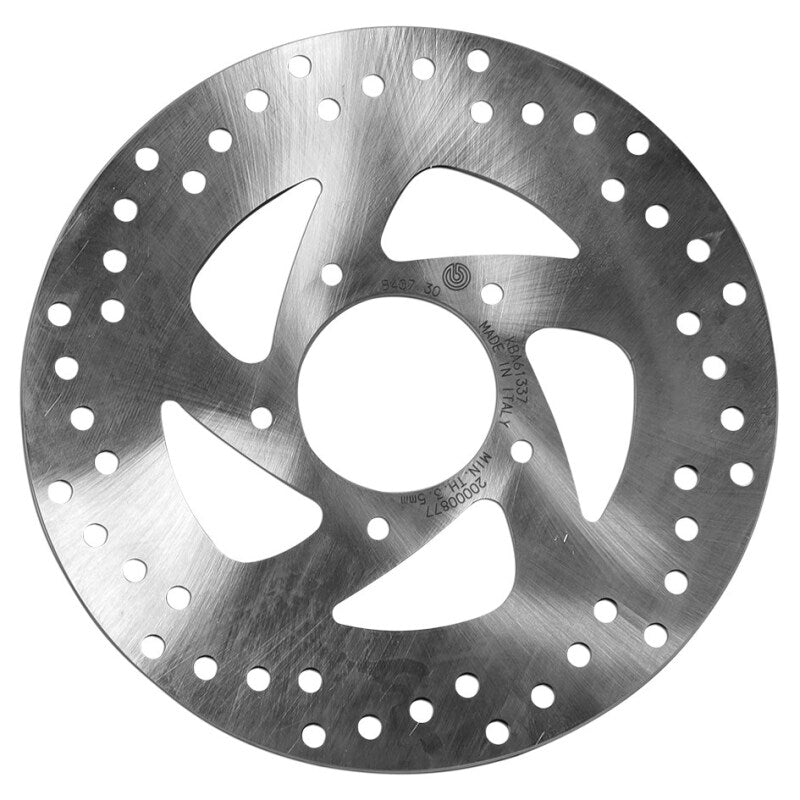 Brembo OE 08-11 Aprilia Sport City One 50CC/99-06 Beta Eikon 125CC 220x4mm Brake Disc - Front Fixed 68B40730