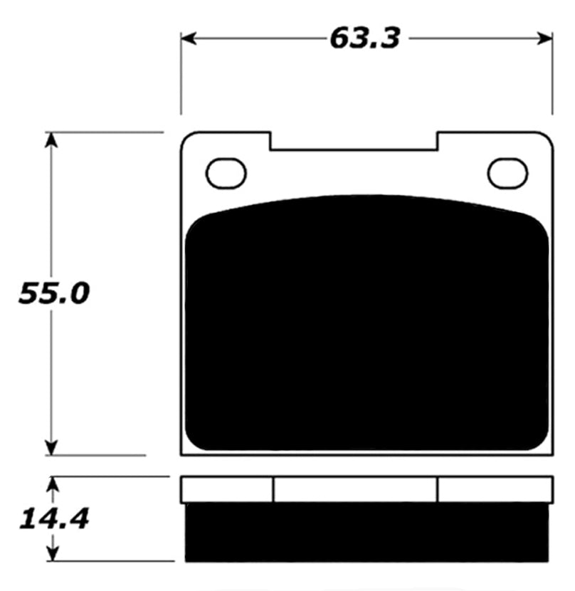 Porterfield Brake Pads for 1968 TRIUMPH SPITFIRE