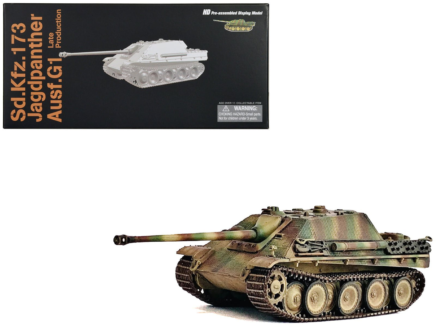Germany Sd.Kfz.173 Jagdpanther Ausf.G1 Late Production Tank "sPz.Jg.Abt.560 Ardennes" (1944) "NEO Dragon Armor" Series 1/72 Plastic Model by Dragon Models free shipping USA