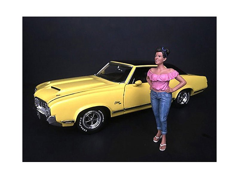 "Hanging Out II" Gloria Figurine for 1/18 Scale Models by American Diorama free shipping USA